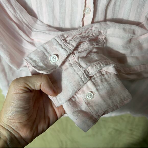 Rails Charli Striped Button-Up Women’s Top Size Small - Picture 11 of 11